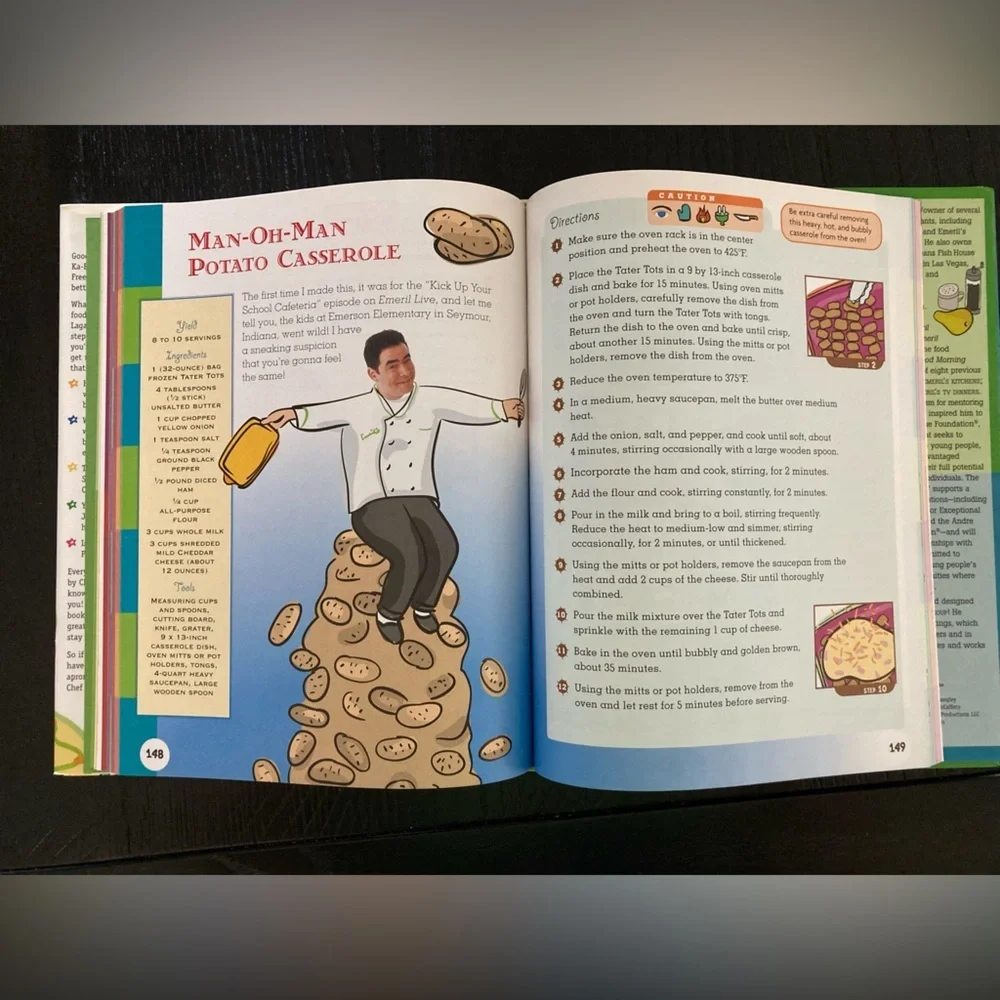 Emeril Lagasse autographed cookbook-There’s a Chef in my Soup.